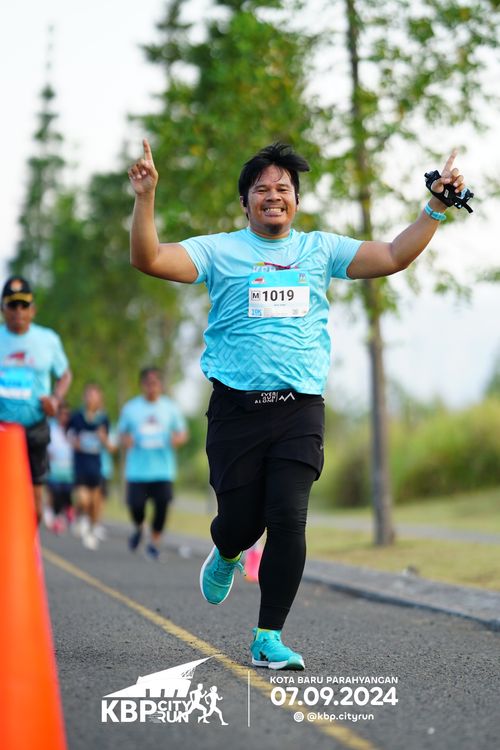 Race photo from KBP City Run 2024
