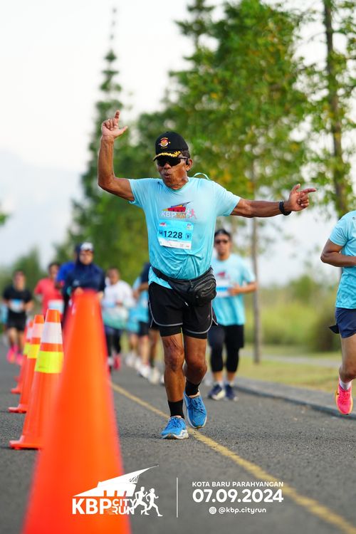 Race photo from KBP City Run 2024