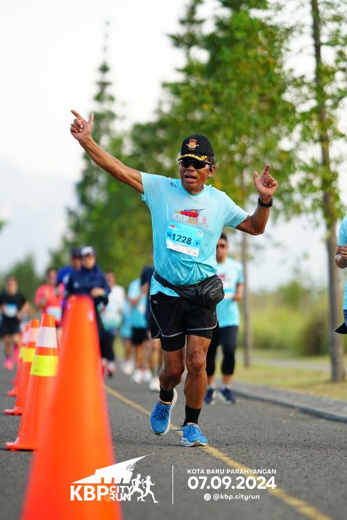 Race photo from KBP City Run 2024