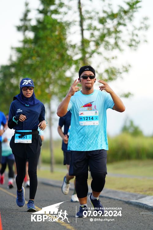 Race photo from KBP City Run 2024