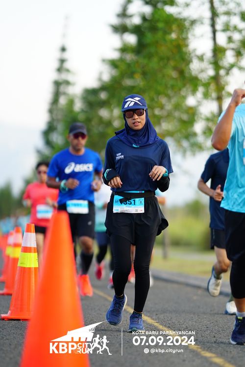 Race photo from KBP City Run 2024