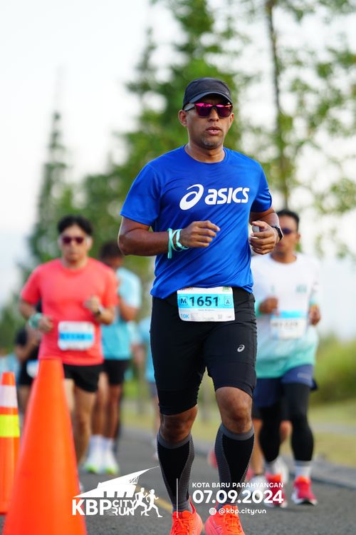 Race photo from KBP City Run 2024