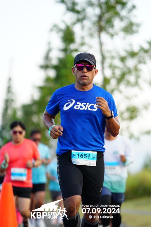 Race photo from KBP City Run 2024