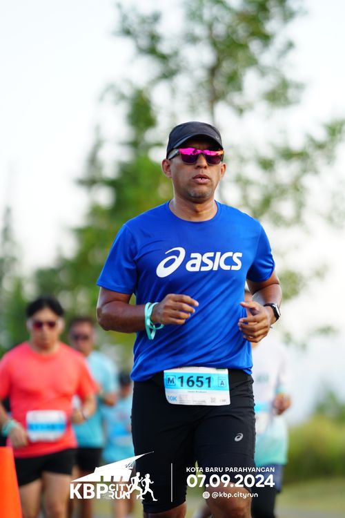 Race photo from KBP City Run 2024