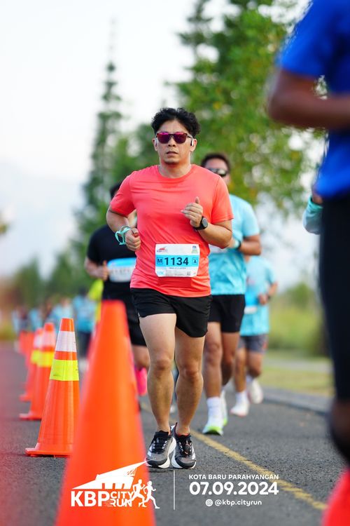 Race photo from KBP City Run 2024
