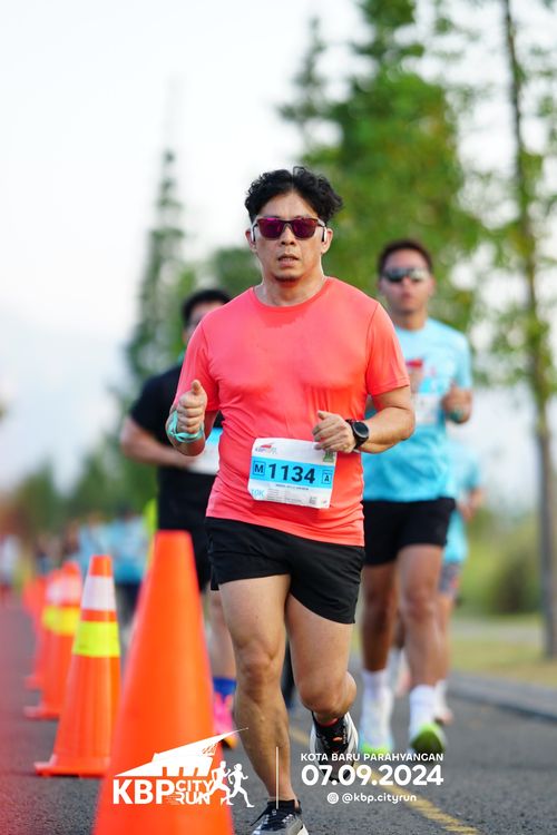 Race photo from KBP City Run 2024