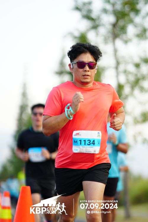 Race photo from KBP City Run 2024