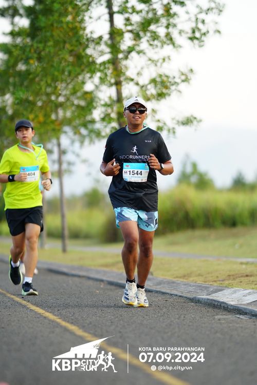 Race photo from KBP City Run 2024