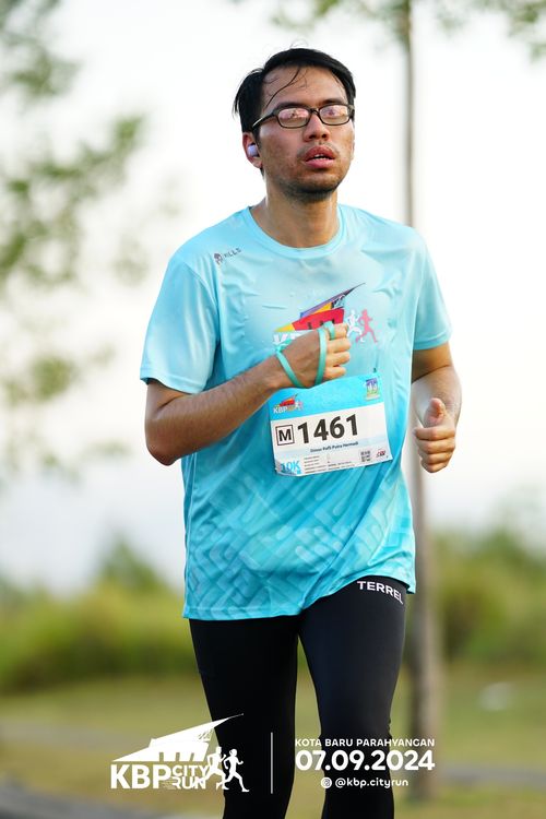 Race photo from KBP City Run 2024