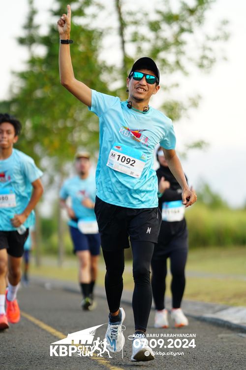 Race photo from KBP City Run 2024