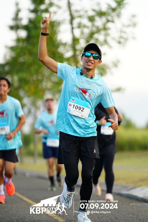 Race photo from KBP City Run 2024