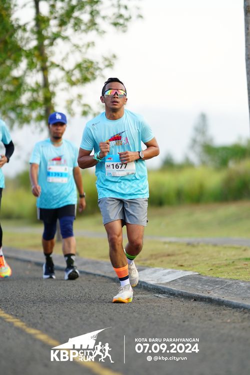 Race photo from KBP City Run 2024