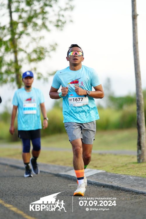Race photo from KBP City Run 2024