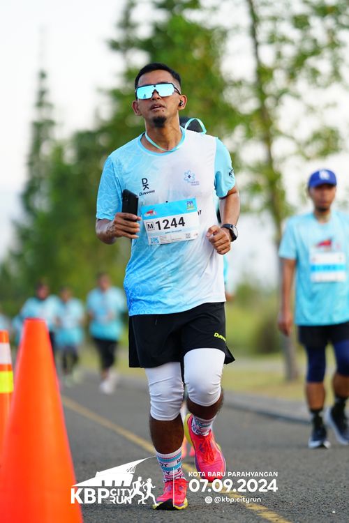 Race photo from KBP City Run 2024
