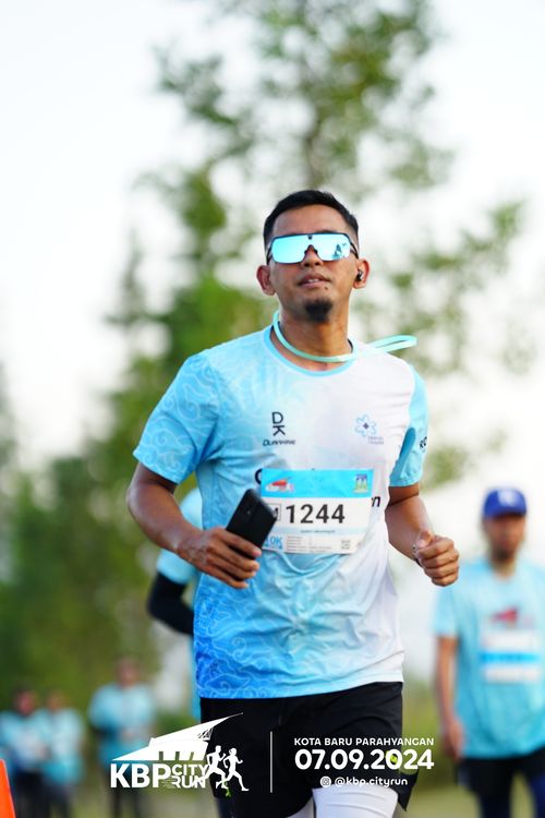 Race photo from KBP City Run 2024