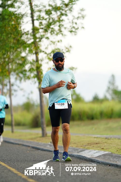 Race photo from KBP City Run 2024