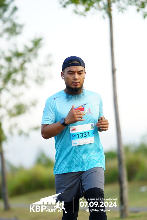 Race photo from KBP City Run 2024