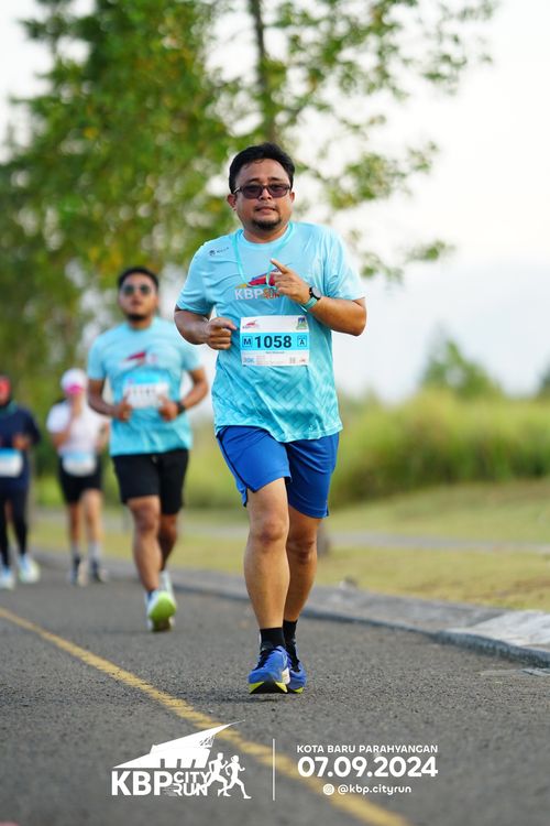Race photo from KBP City Run 2024