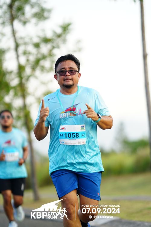 Race photo from KBP City Run 2024
