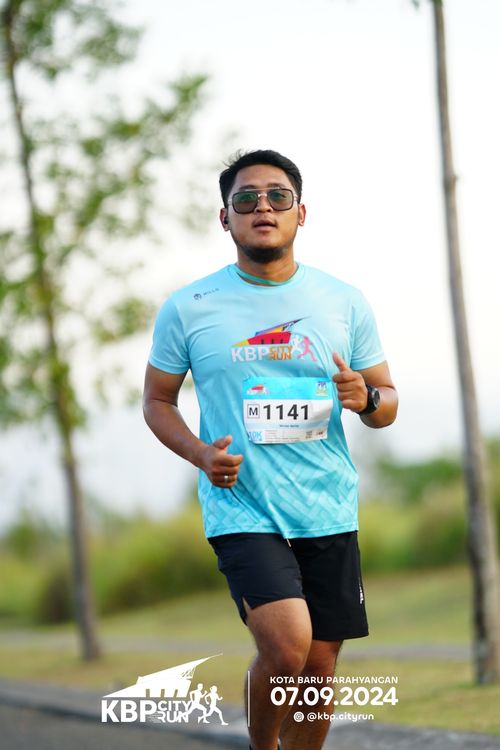 Race photo from KBP City Run 2024