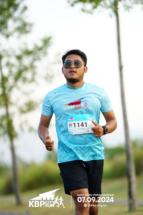 Race photo from KBP City Run 2024