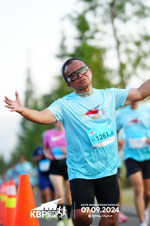 Race photo from KBP City Run 2024