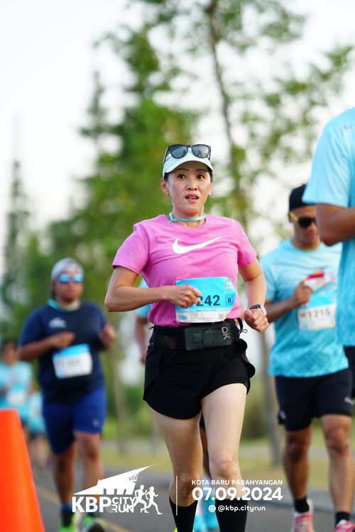 Race photo from KBP City Run 2024