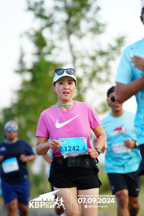 Race photo from KBP City Run 2024