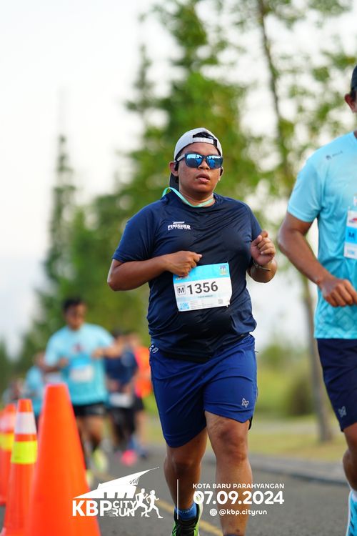 Race photo from KBP City Run 2024