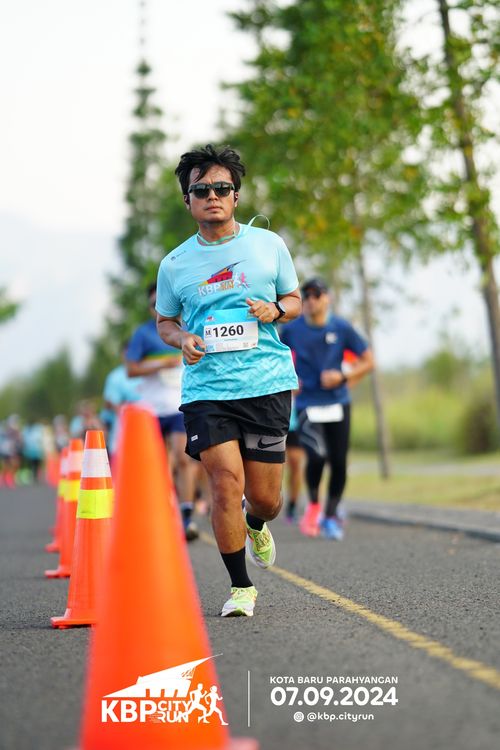 Race photo from KBP City Run 2024