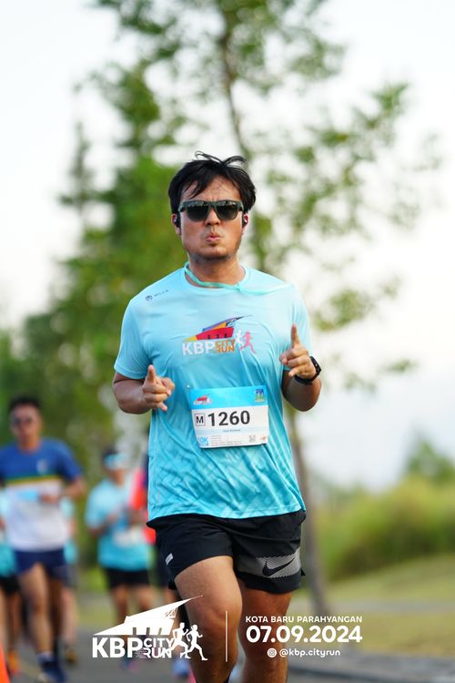 Race photo from KBP City Run 2024