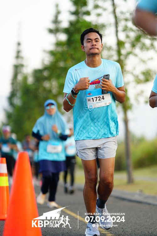 Race photo from KBP City Run 2024