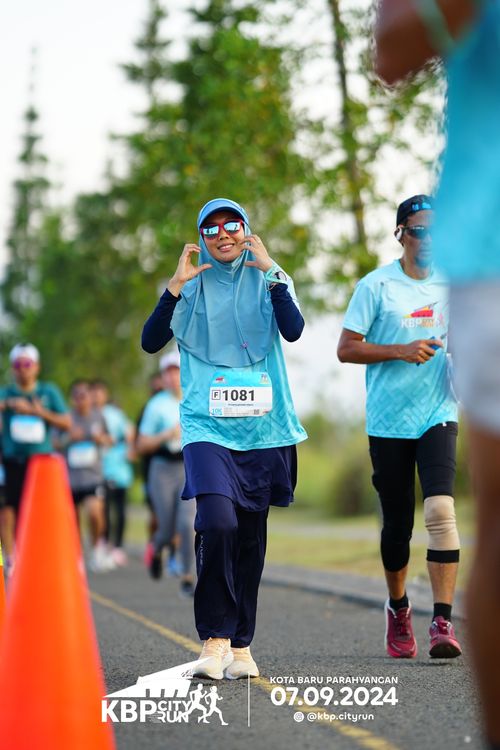Race photo from KBP City Run 2024