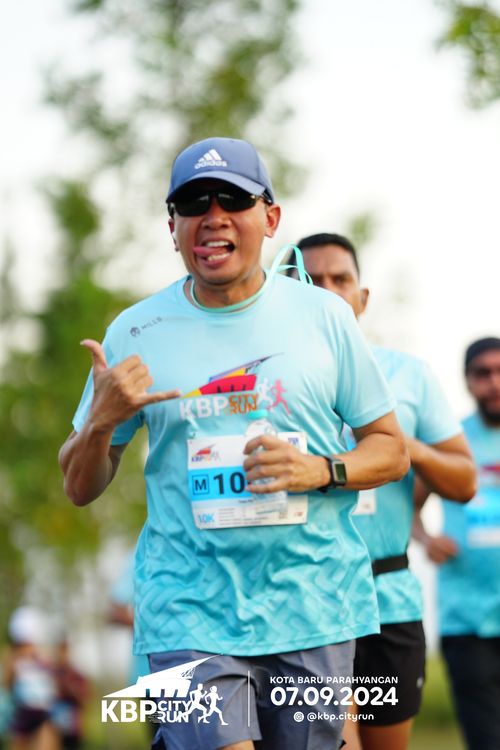 Race photo from KBP City Run 2024