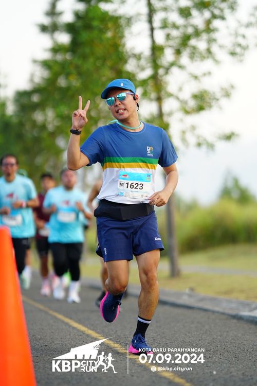 Race photo from KBP City Run 2024