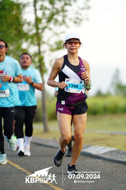 Race photo from KBP City Run 2024