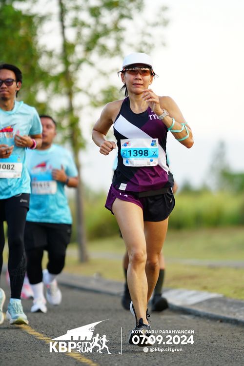 Race photo from KBP City Run 2024