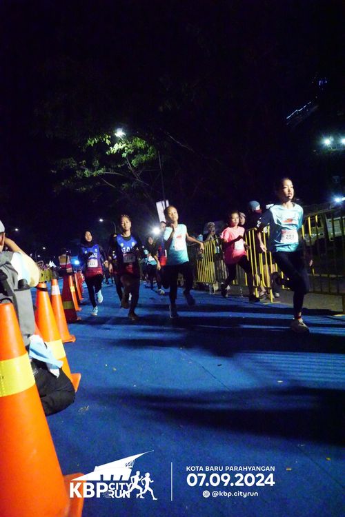 Race photo from KBP City Run 2024