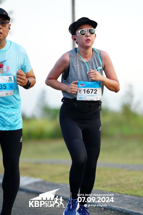 Race photo from KBP City Run 2024