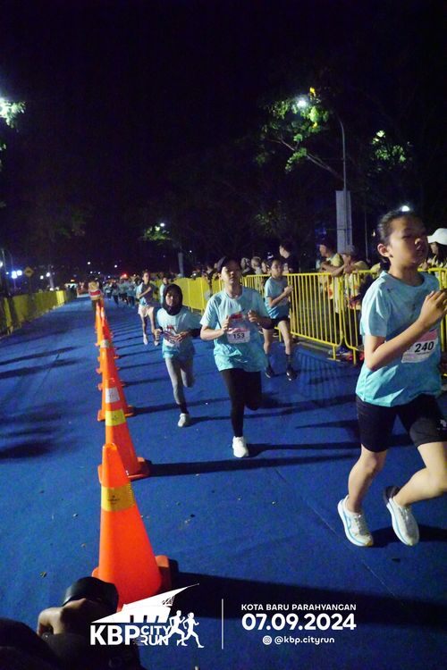 Race photo from KBP City Run 2024
