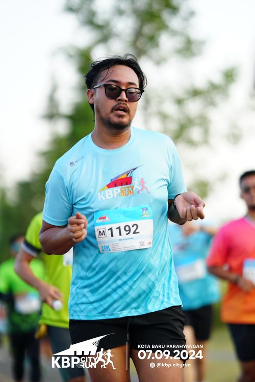 Race photo from KBP City Run 2024