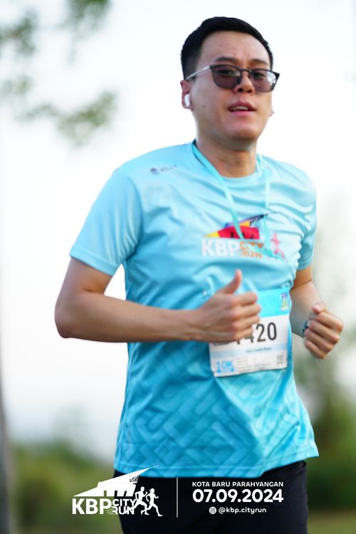 Race photo from KBP City Run 2024