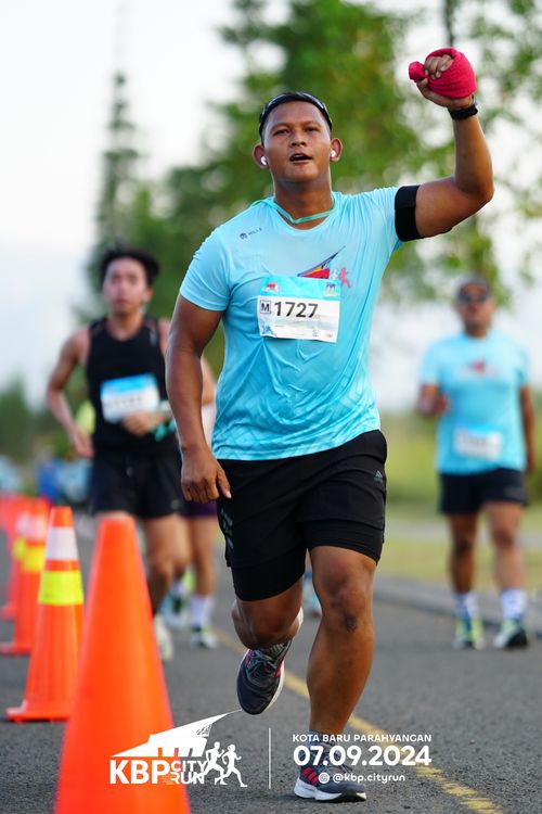 Race photo from KBP City Run 2024