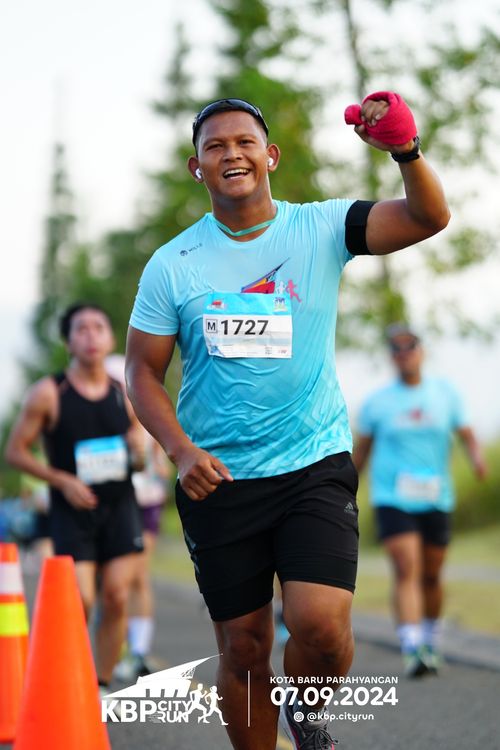 Race photo from KBP City Run 2024