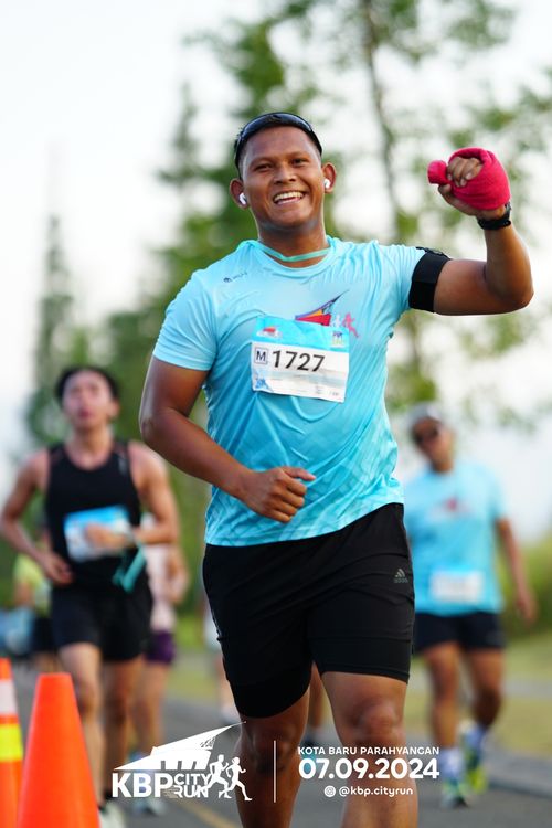 Race photo from KBP City Run 2024