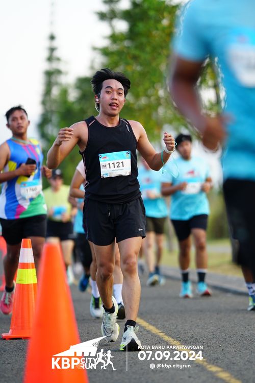 Race photo from KBP City Run 2024