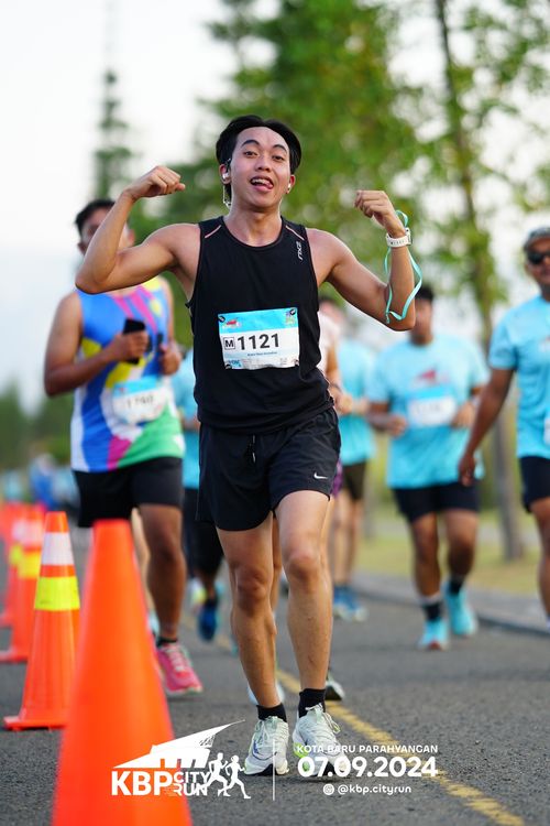 Race photo from KBP City Run 2024
