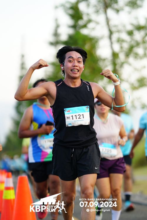 Race photo from KBP City Run 2024