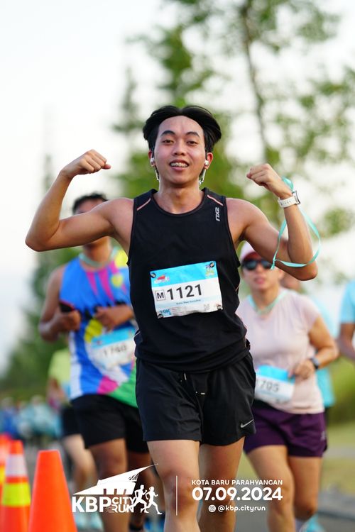 Race photo from KBP City Run 2024