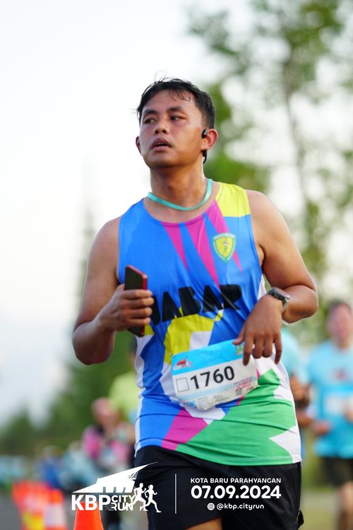 Race photo from KBP City Run 2024